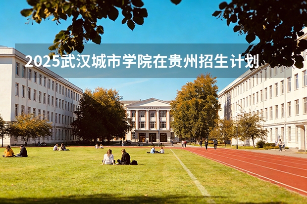 2025武汉城市学院在贵州招生计划一览表