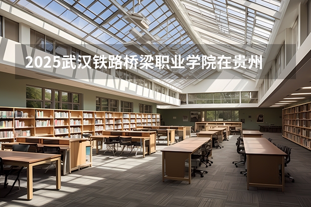 2025武汉铁路桥梁职业学院在贵州招生计划一览表