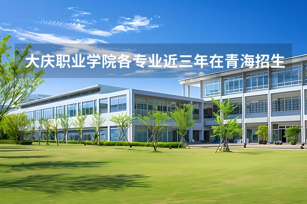 大庆职业学院各专业近三年在青海招生人数 学费多少钱