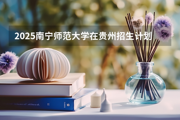2025南宁师范大学在贵州招生计划一览表