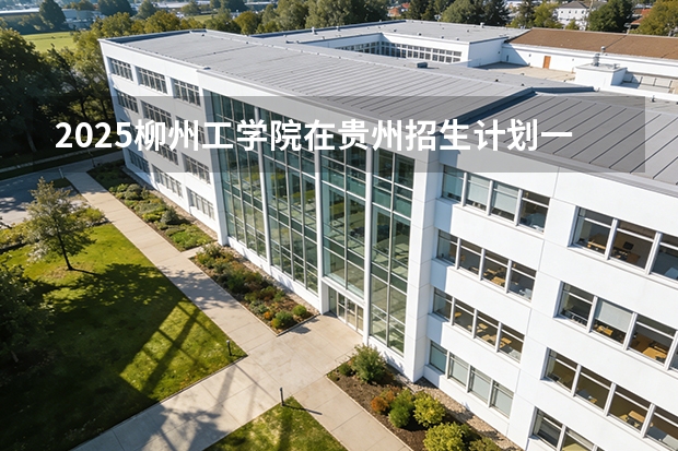 2025柳州工学院在贵州招生计划一览表