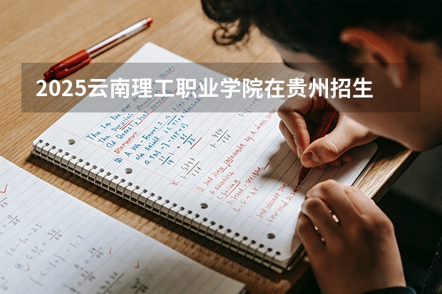 2025云南理工职业学院在贵州招生计划一览表