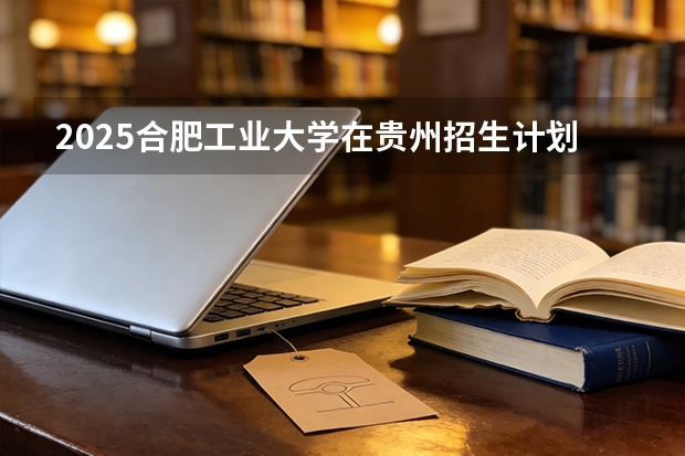 2025合肥工业大学在贵州招生计划一览表