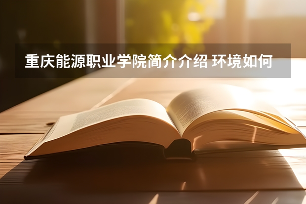 重庆能源职业学院简介介绍 环境如何