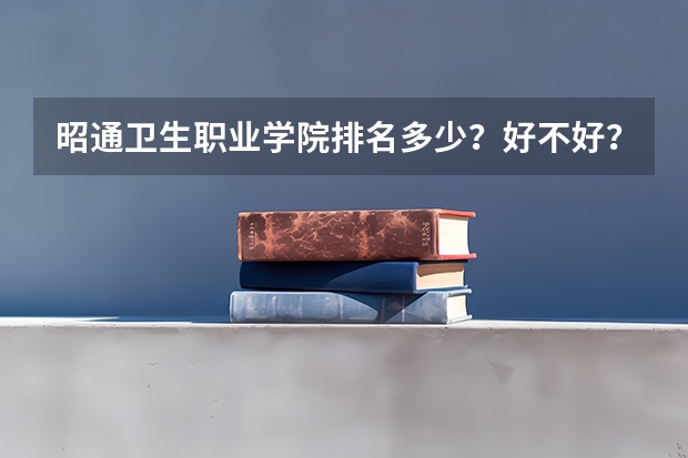 昭通卫生职业学院排名多少？好不好？