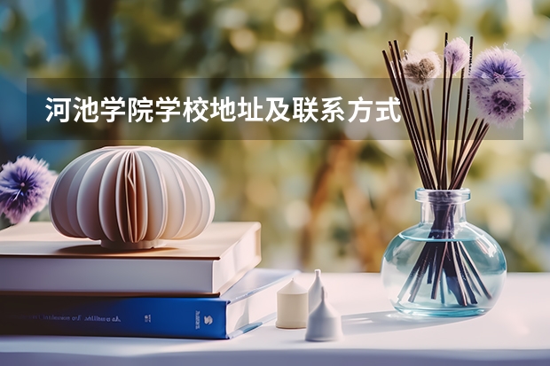 河池学院学校地址及联系方式