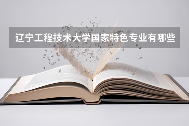 辽宁工程技术大学国家特色专业有哪些
