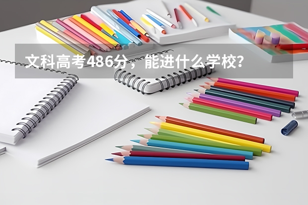 文科高考486分，能进什么学校？