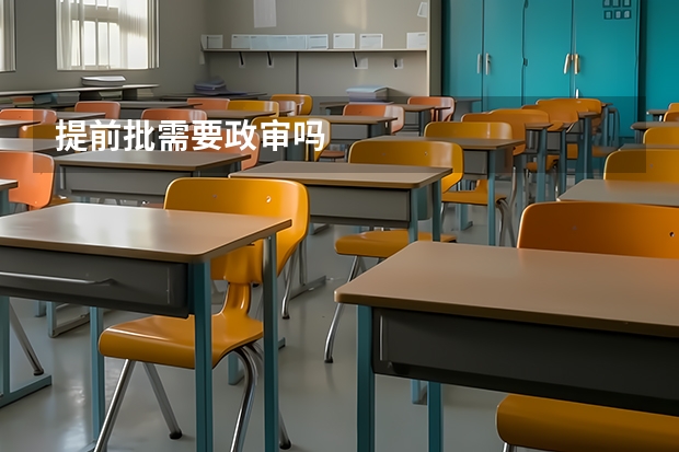 提前批需要政审吗