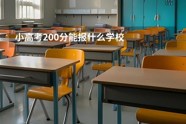 小高考200分能报什么学校