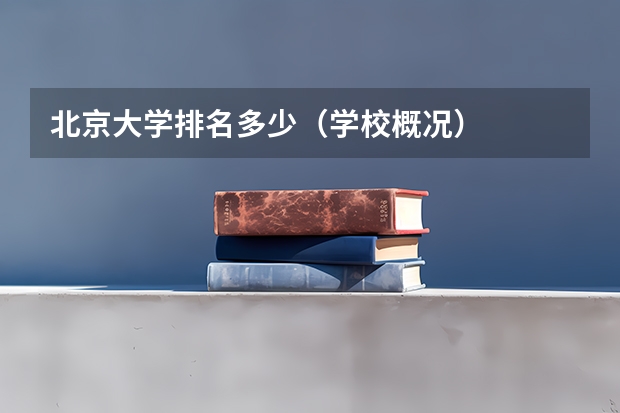 北京大学排名多少（学校概况）
