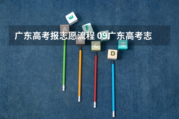广东高考报志愿流程 09广东高考志愿问题~急急急