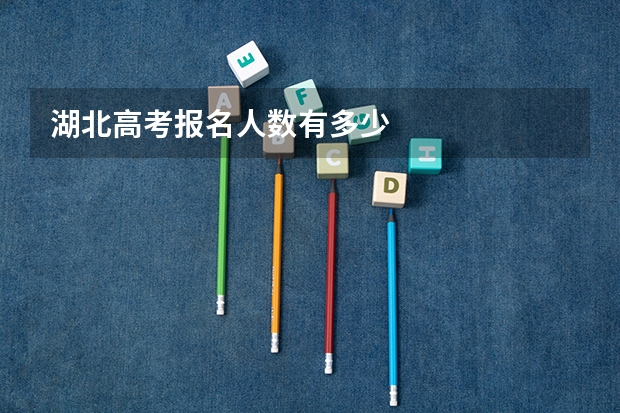 湖北高考报名人数有多少