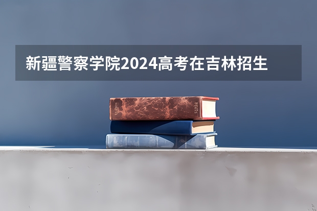 新疆警察学院2024高考在吉林招生计划
