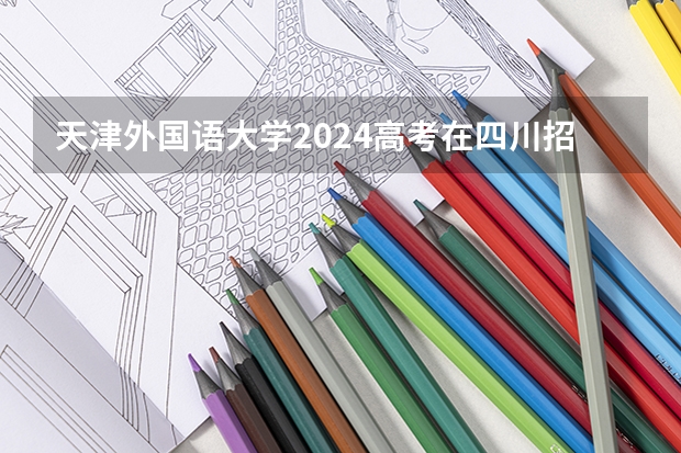 天津外国语大学2024高考在四川招生计划