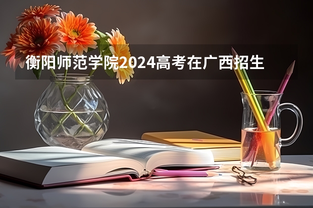 衡阳师范学院2024高考在广西招生计划
