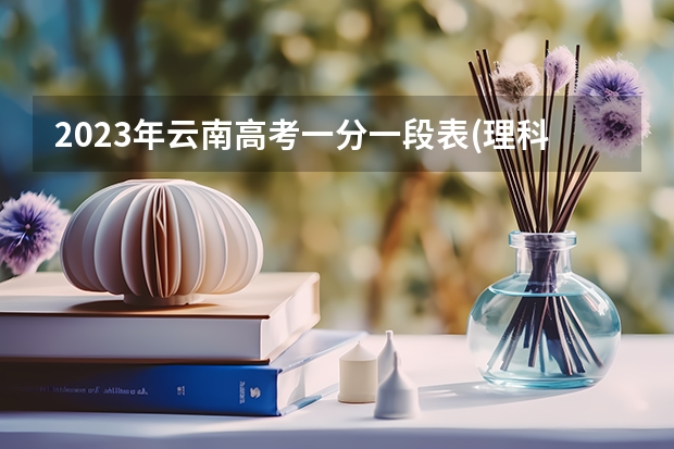 2023年云南高考一分一段表(理科)